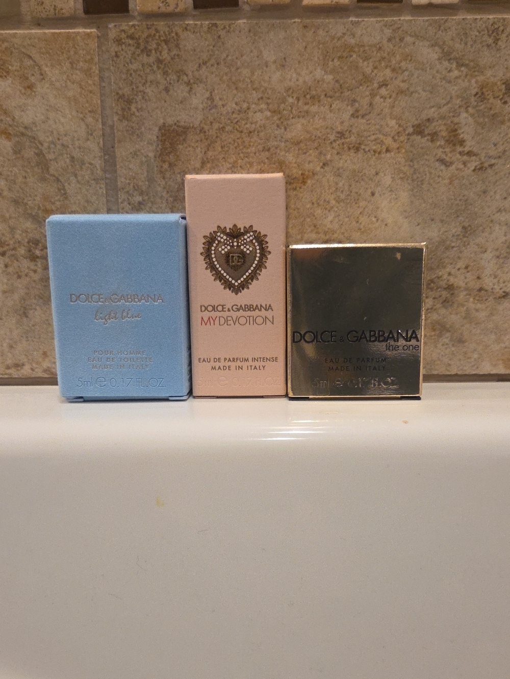 Dolce & Gabbana Light Blue, My Devotion, The One